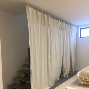 4 Restoration Hardware Panel Curtains